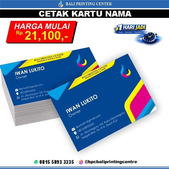 Cetak Kartu Nama Custom
