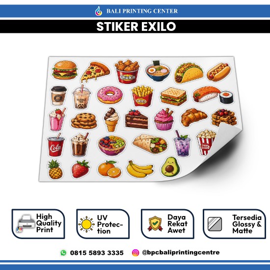 Print Stiker Exilo UV