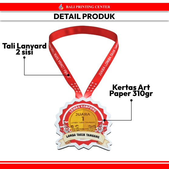 Medali Kertas 17 Agustus