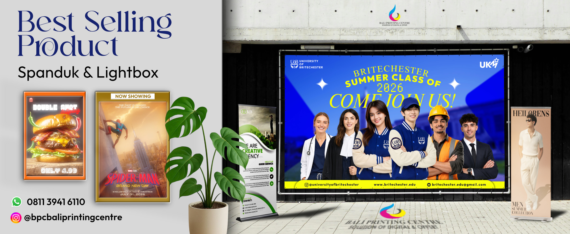Cetak Banner & Lightbox